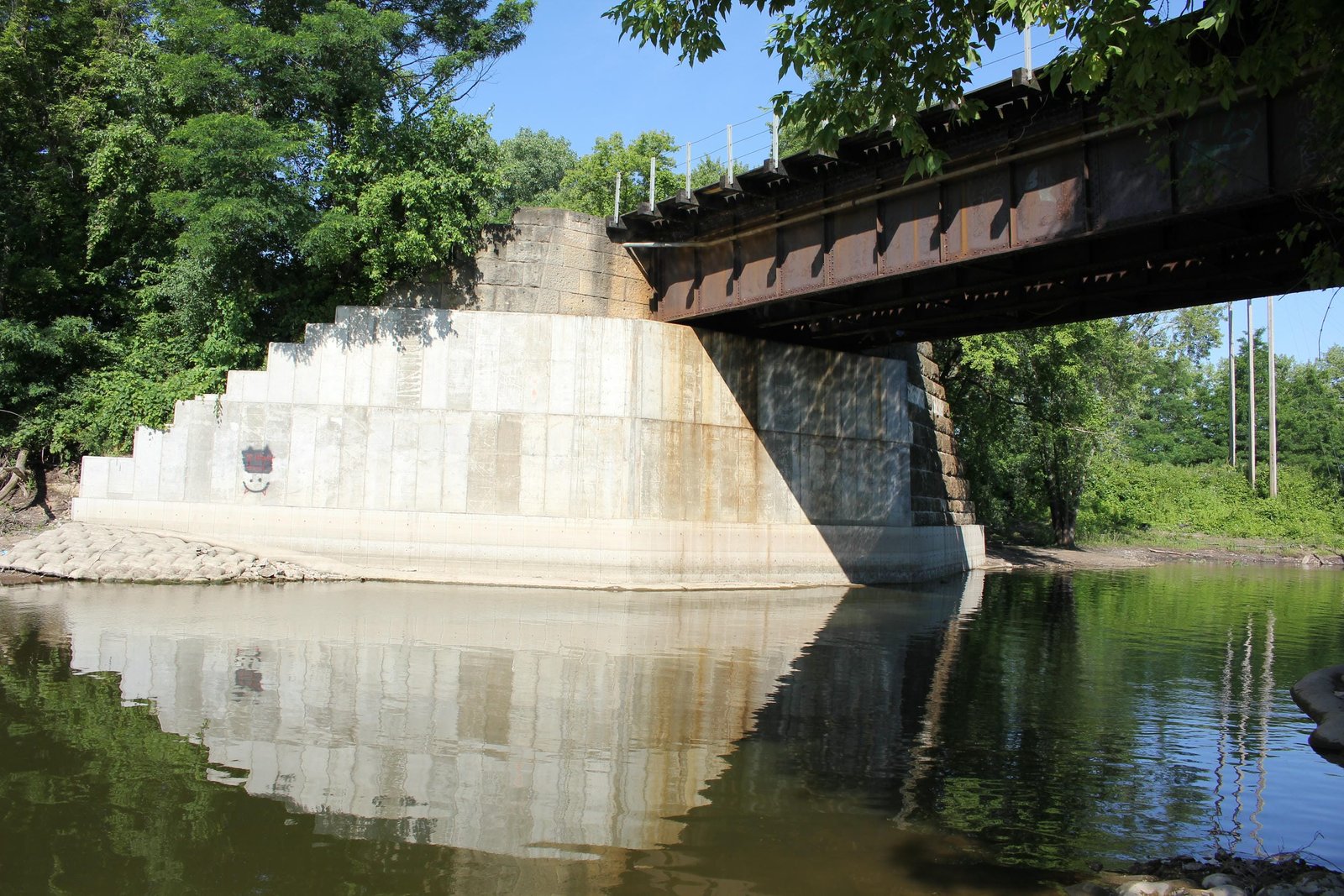 East abutment